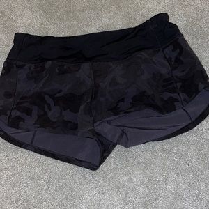 Black Camo Speed Up Shorts